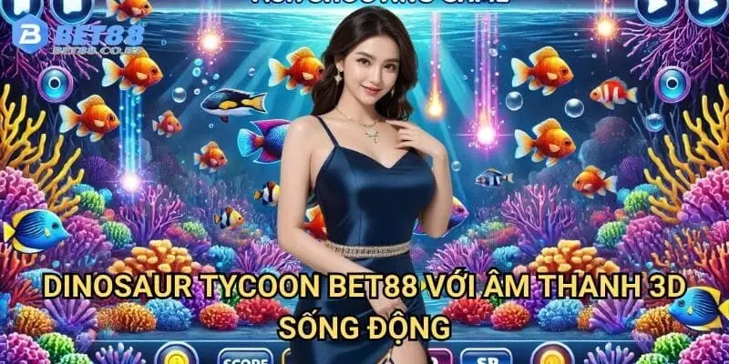 Dinosaur Tycoon Bet88 với âm thanh 3D sống động