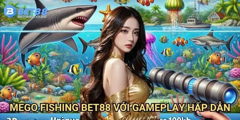 Mego Fishing Bet88 với gameplay hấp dẫn